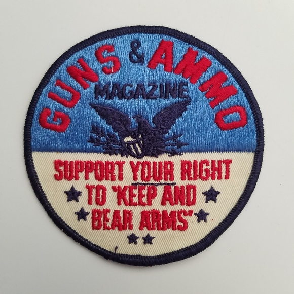 Vintage Guns & Ammo Magazine 2nd Amendment Right to Keep Bear Arms Patch M - Picture 2 of 4